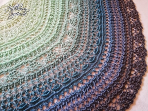 Wzór na chustę "Zakręcona Perełka" - Julita Janicka 