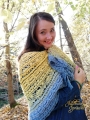 Pattern of the shawl "Sorceress" by Julita Janicka