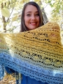 Pattern of the shawl "Sorceress" by Julita Janicka