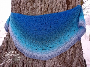 Wzór na chustę "Sekretne Serce Oceanu" - Julita Janicka