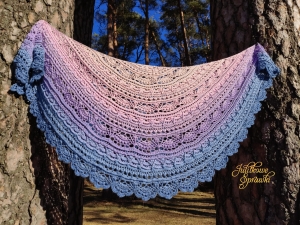 Wzór na chustę "Magia Czarodziejki" - Julita Janicka 