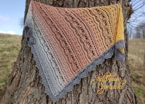 Wzór na chustę "Urok Czarodziejki" - Julita Janicka 