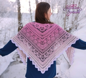 Wzór na chustę "Szczęściara" - Julita Janicka