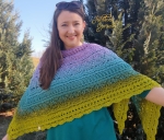 Chusta na szydełku "Kataleya" - otul się jej pięknem!