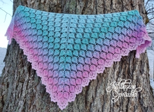 Wzór na chustę "Endorfina" - Julita Janicka