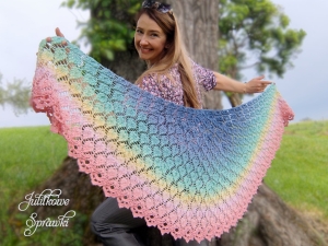 Wzór na chustę "Rozkosz Endorfiny" 