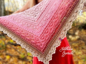 Wzór na chustę "Miłostka" - Julita Janicka