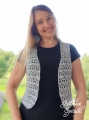 wzór na szydełkową kamizelkę