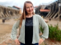wzór na sweter kardigan na szydełku